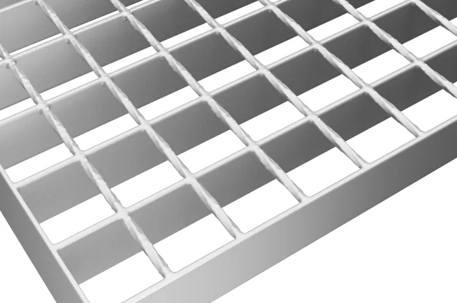 Welded platform grating